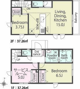 【１号棟】参考プラン図のスライド画像