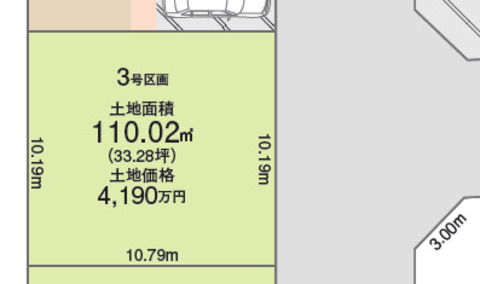 【3号地】区画図