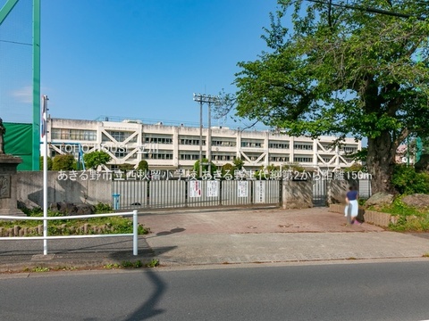 あきる野市立西秋留小学校 100m