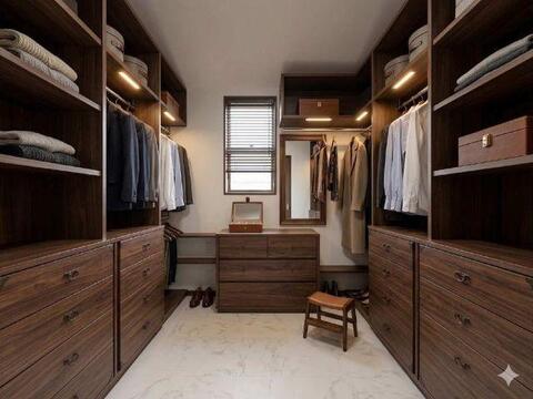 納戸はクローゼット部屋等、お好きなようにお使いいただけます。