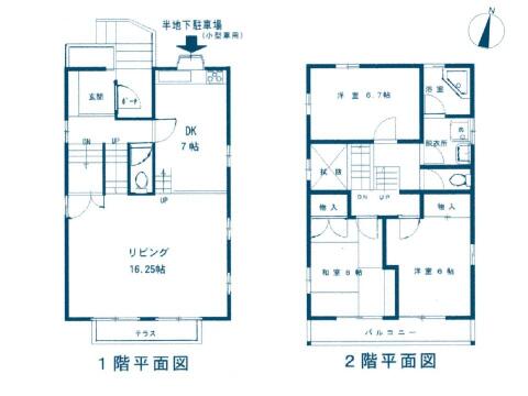 こちらの間取り図で、お部屋の配置や動線をイメージしていただけます。お部屋ごとの広さやレイアウトを参考に、生活のシーンを思い描いてみてください。