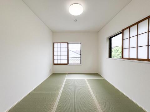 和室は癒しの空間で、い草はリラックス効果もあります。