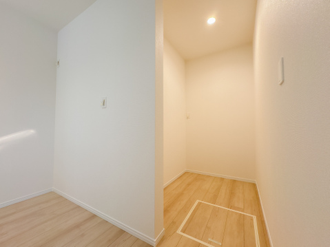 建物内部の収納には拘りました。お荷物が多い方にも安心です。