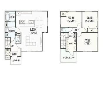 3LDK、価格3480万円、土地面積125.23㎡、建物面積92.74㎡