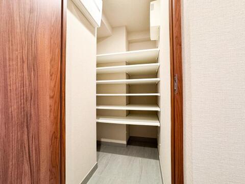 衣類から思い出まで美しく収まる、憧れの収納空間。新築の輝きと共に、整った暮らしが未来を彩ります。