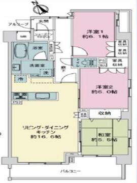 3LDK+S、価格4380万円、専有面積78.83㎡、バルコニー面積10.16㎡