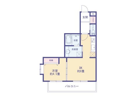 こちらの間取り図で、お部屋の配置や動線をイメージしていただけます。お部屋ごとの広さやレイアウトを参考に、生活のシーンを思い描いてみてください。
