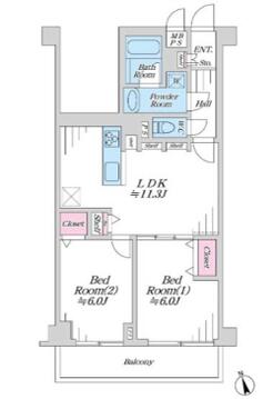間取り図です。
