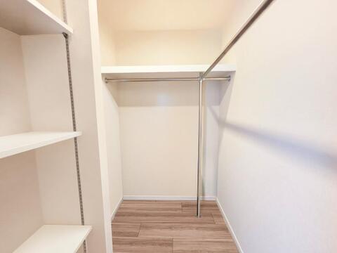 収納豊富で暮らしがもっと快適に。※現況の物件写真に、CG(家具けし等) による画像処理がされています。