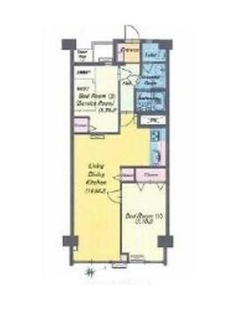 こちらの間取り図で、お部屋の配置や動線をイメージしていただけます。お部屋ごとの広さやレイアウトを参考に、生活のシーンを思い描いてみてください。