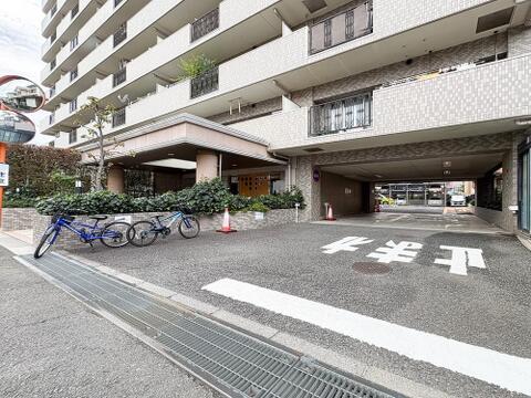 見通しが良く整えられた前面道路。周囲の住環境も良好で、小さなお子様がいるご家庭も安心です。