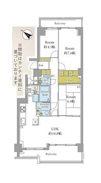 内装ブラン作成中(変更の可能性有、図面と現況が相違の場合現況優先)