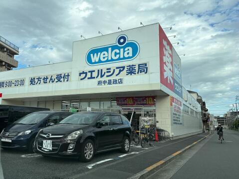 ウェルシア府中是政店まで約900m