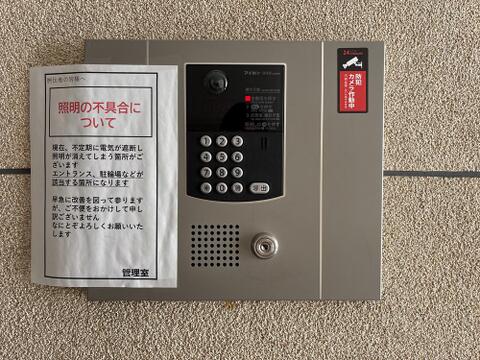 高級感あふれる石畳の階段。緑に囲まれた陽当たりの良いアプローチ。