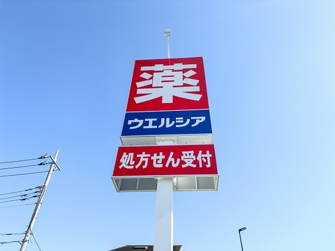 ウエルシア東村山久米川2丁目店まで600m