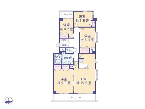 間取り図(2026年4月撮影時)