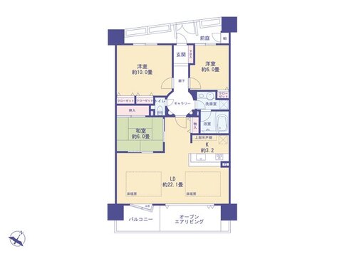 価格3280万円、専有面積101.5㎡