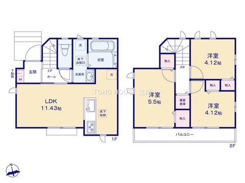 A号棟間取図
