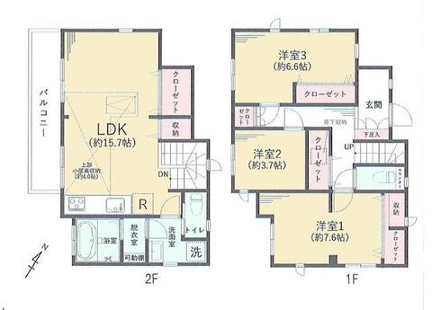 価格5690万円、土地面積119.94㎡、建物面積89.82㎡