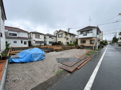 物件外観(2026年6月26日撮影)10月末完成予定