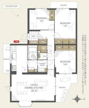 価格2990万円、専有面積85.09㎡、バルコニー面積16.22㎡