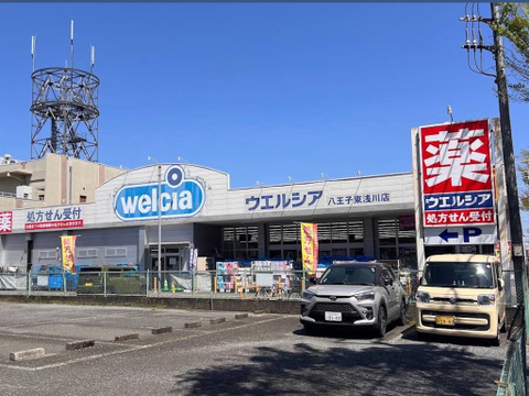 ウエルシア八王子東浅川店まで450m