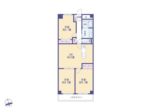 価格4380万円、専有面積74.48㎡
