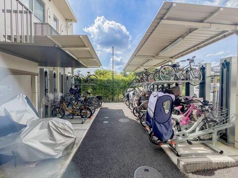 こちらは駐輪場です。