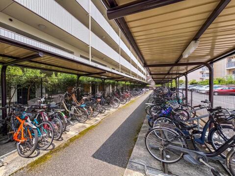 自転車やバイクなど、ゆとりのある敷地で置き場所に困ることはないでしょう。