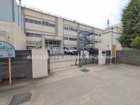 昭島市立玉川小学校 350m