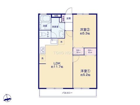 間取り図。