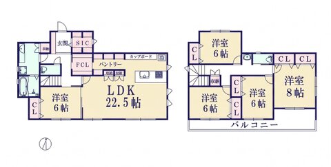 間取り図。