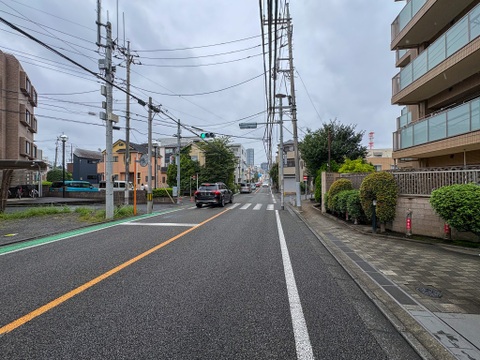 前面道路写真
