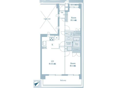 こちらの間取り図で、お部屋の配置や動線をイメージしていただけます。お部屋ごとの広さやレイアウトを参考に、生活のシーンを思い描いてみてください。