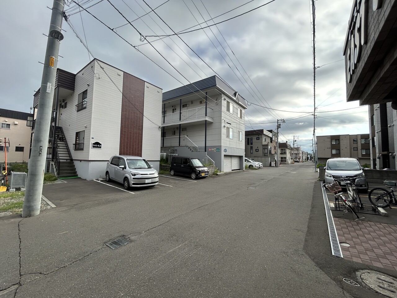 幅員約7.2ｍの北側前面道路