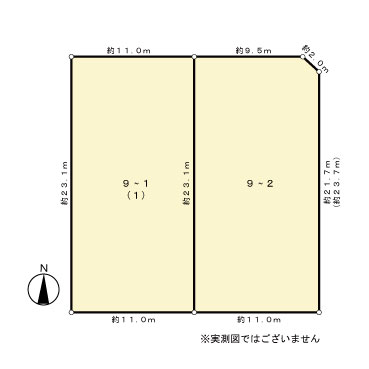 アパート、駐車場合わせて2筆・509.08坪の土地です。（本物件は現況渡しとなります）