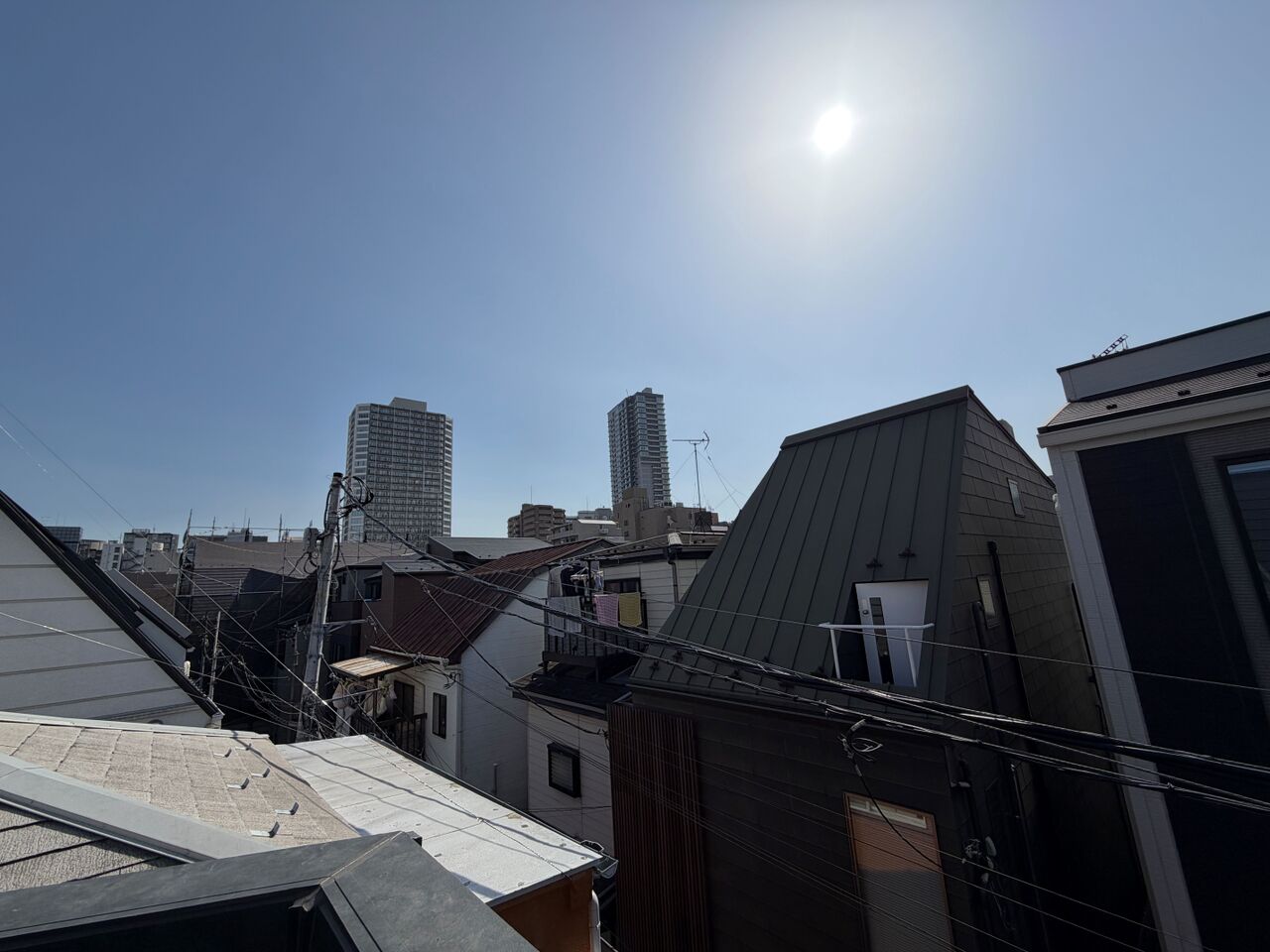 ３階ベランダより南西方向／2026年4月撮影