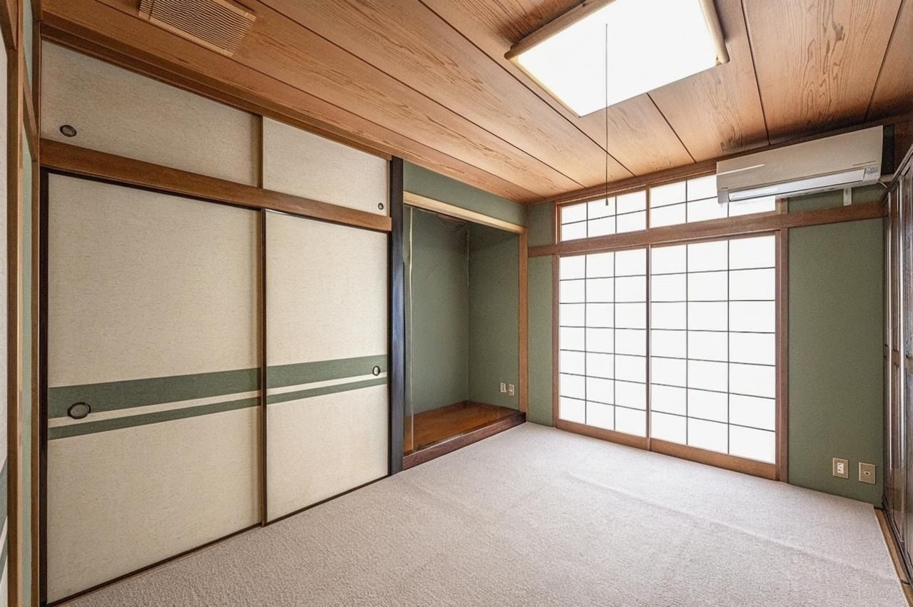 ※実際の和室を撮影したものに、ＣＧ加工処理で家具などを消し込みしております。現状有姿でのお取引となりますので実際とは異なります。