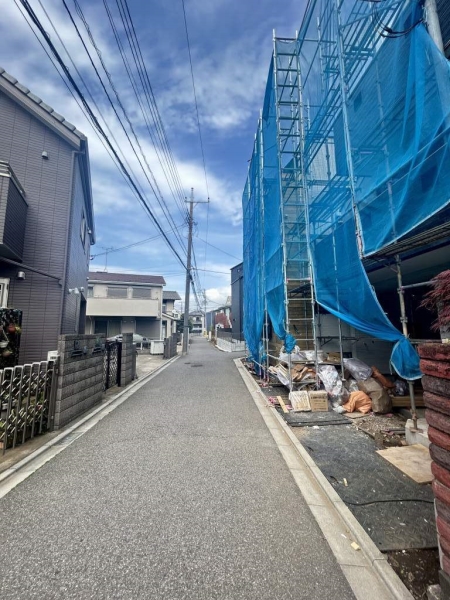 北西側道路②
