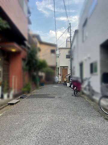 前面道路の様子。