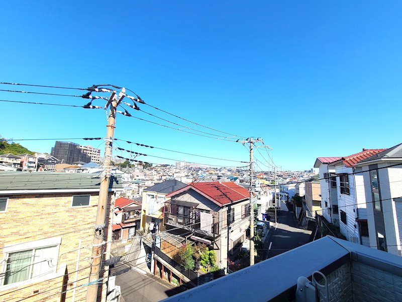 陽当たり・眺望・通風良好◎※バルコニーからの眺望。