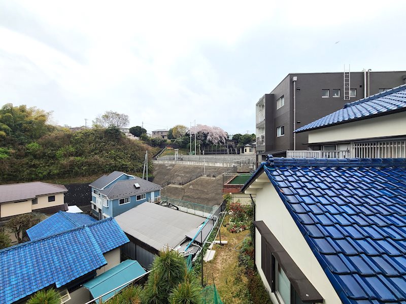 高台のため、陽当たり・通風・眺望良好です♪　※バルコニーからの眺望。