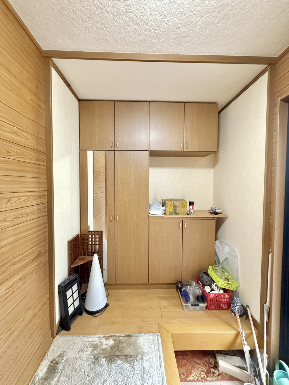 広々とした玄関です。靴もたくさん収納できます。