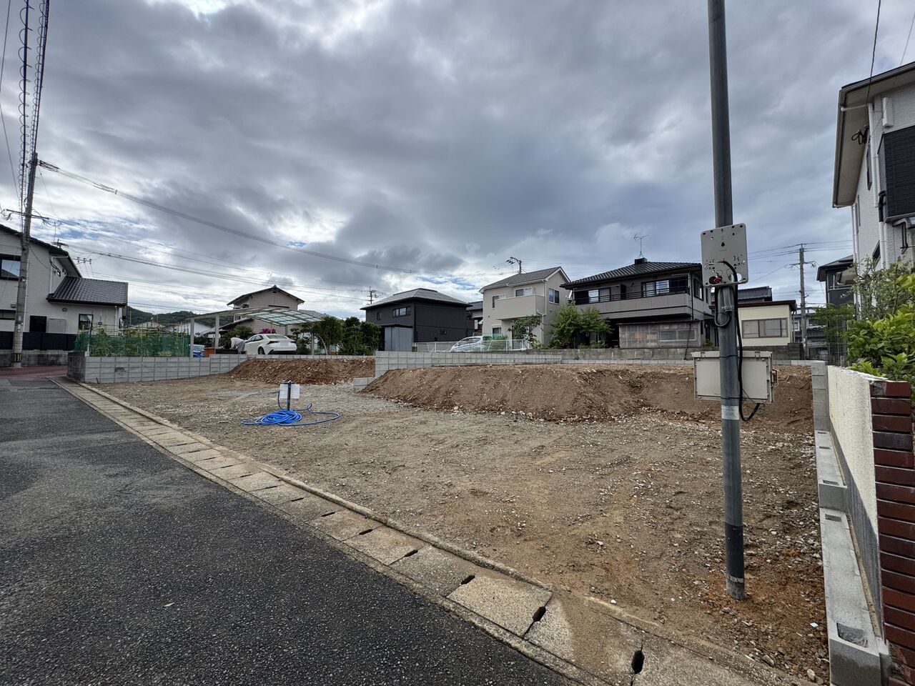広々とした間口約9.0ｍの整形地です。
