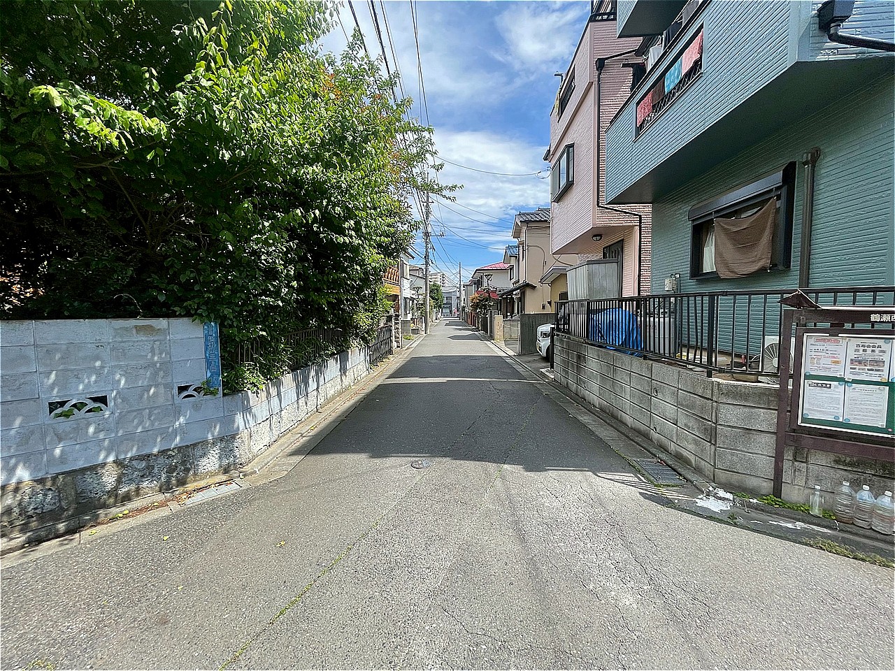 南西側道路(2026年5月撮影)