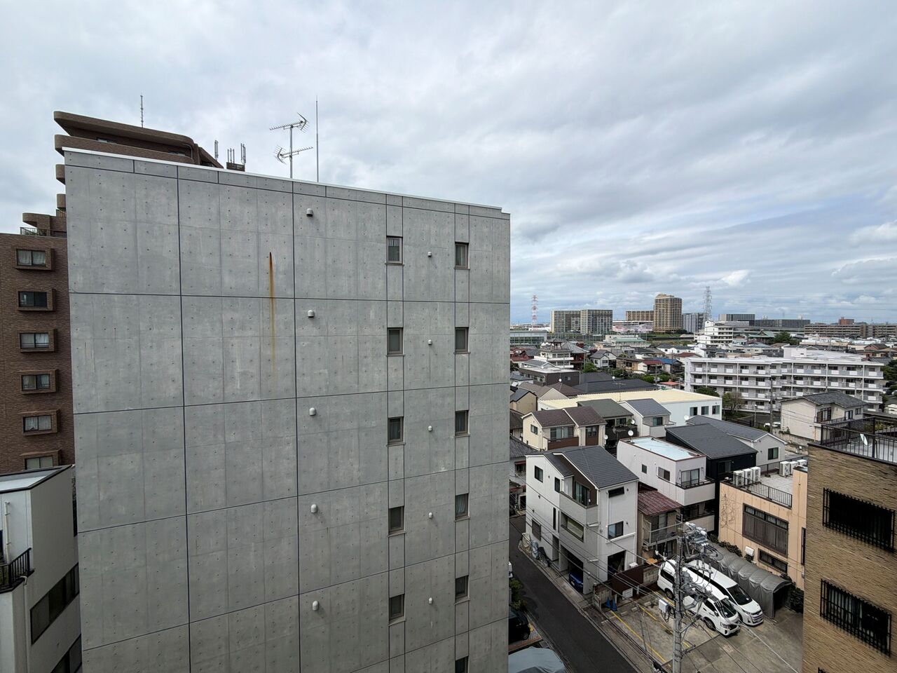 ７階相当部分からの眺望／北西方向