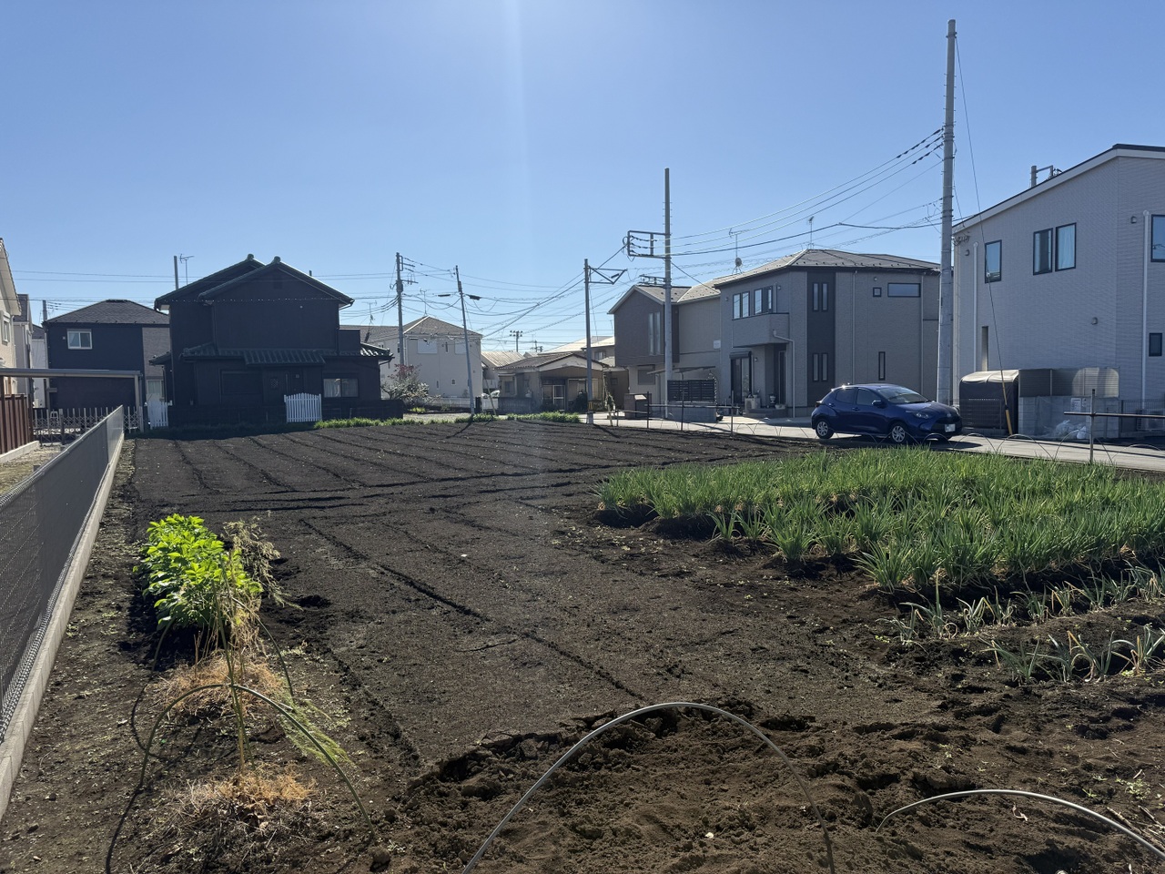 【現地土地写真】上下水道・都市ガスに対応しています。お引渡し時期はご相談ください。ご見学・お問い合わせお待ちしております。