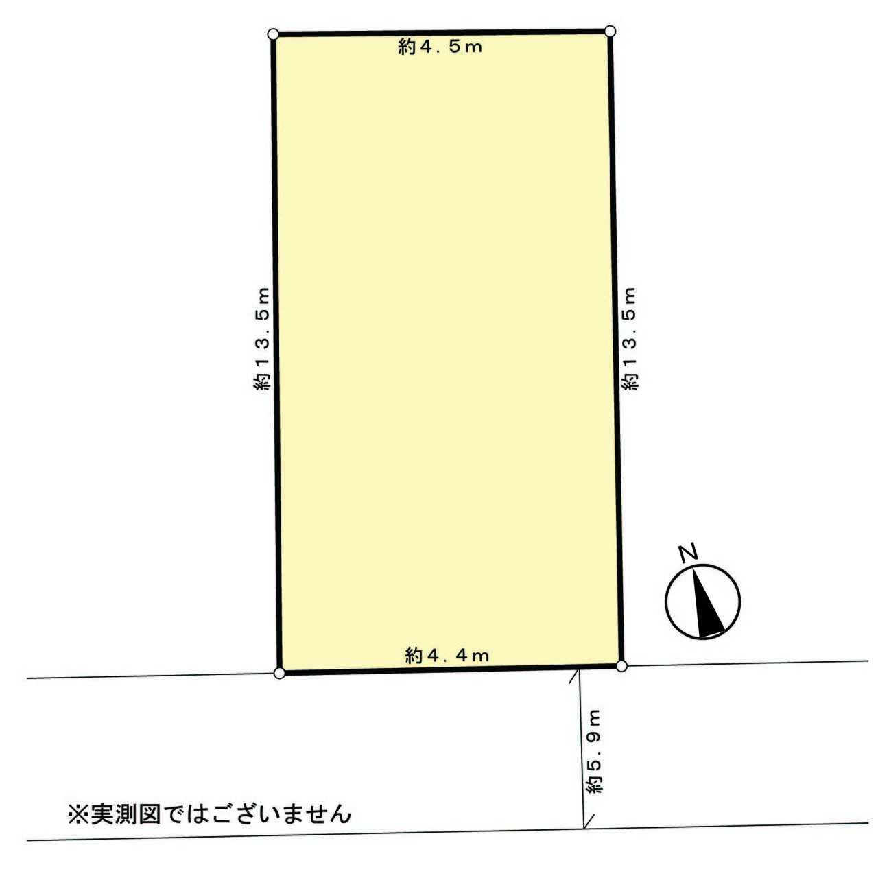 南西側が道路に面しているため、採光を確保しやすく、明るい住まいが実現しそうです。建ぺい率は60％、容積率は200％です。建築可能な建物のボリュームなど、詳しくはお問合せください。