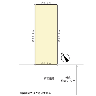 東苗穂4条1丁目、約38.9坪の土地！建築条件はございませんのでお好きなハウスメーカーで建築できます