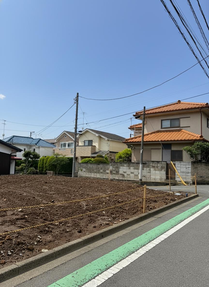 【前面道路含む現地写真】実際の広さや交通状況など、周辺環境と併せて、お気軽に現地をご確認ください。